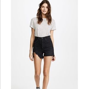 Agolde “the dee” ultra high rise shorts